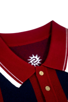 TEMPER STRIPED LONGSLEEVE POLO
