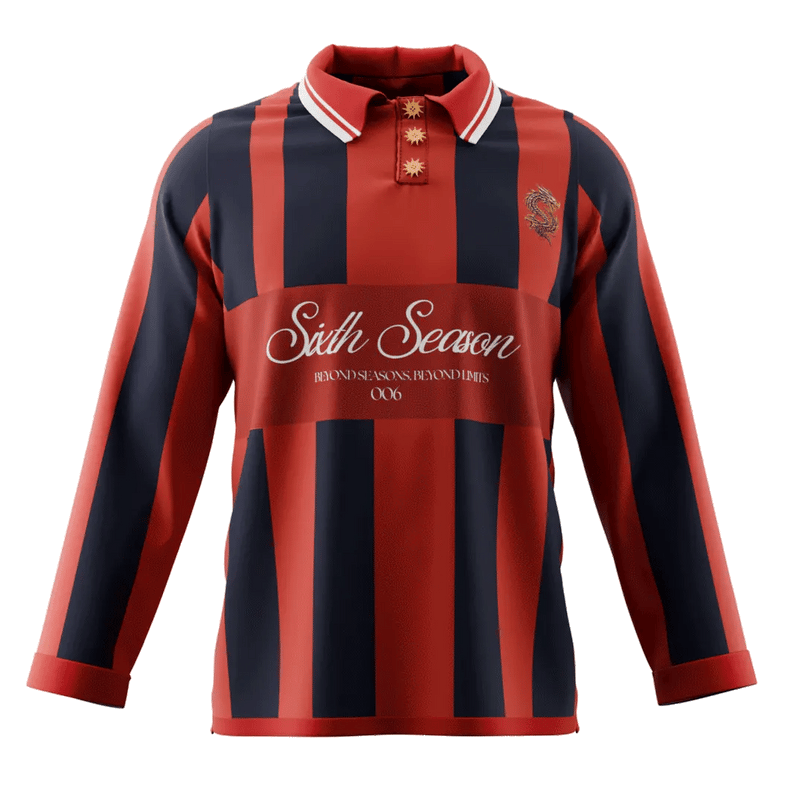 TEMPER STRIPED LONGSLEEVE POLO