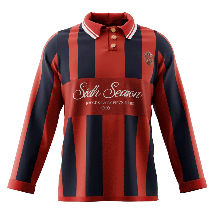 TEMPER STRIPED LONGSLEEVE POLO