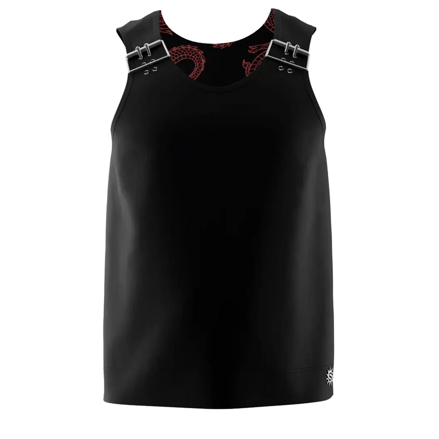 HYDRA BUCKLE TANK TOP (BLACK)